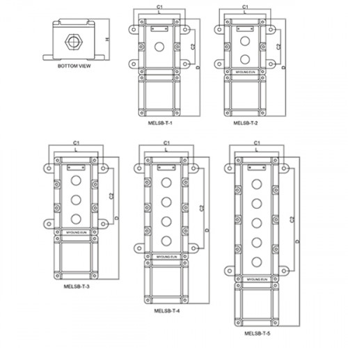 MELSB-T > LOCAL CONTROL SWITCH BOX | MYOUNG EUN ELECTRIC